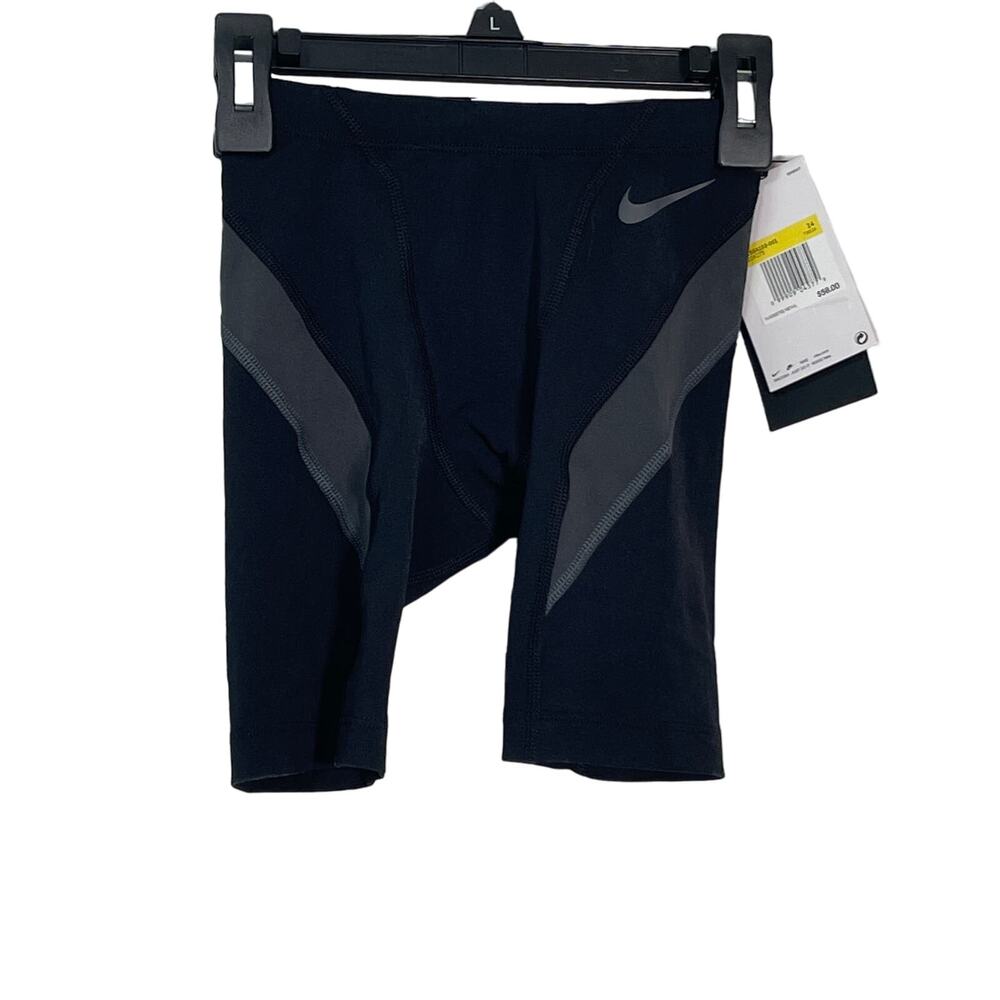 Nike Men's Hydrastrong Vex Colorblock Jammer black/ grey size 24 $58